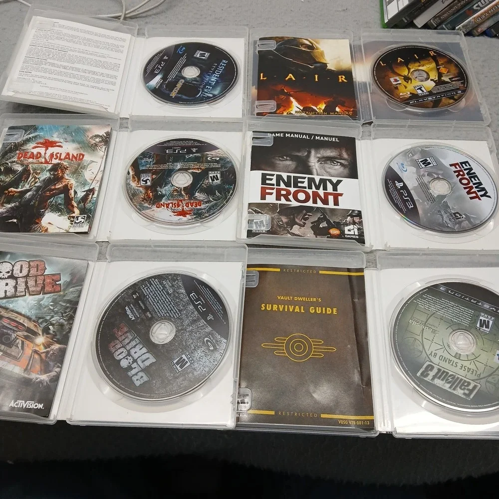 Lot 6 Games Sony PlayStation 3 Dead Island, Resident Evil: Revelations Plus More
